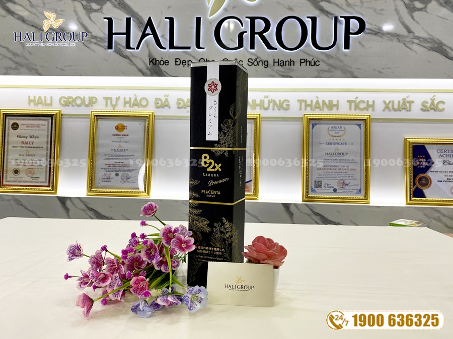 Nước uống 82X Sakura Placenta Nhật Bản chính hãng mua ở đâu?